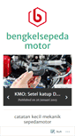 Mobile Screenshot of bengkelsepedamotor.com